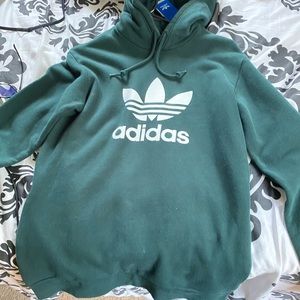 Green adidas hoodie